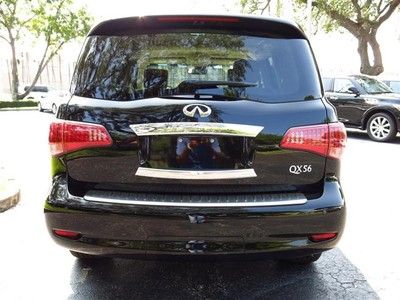 2012 Infiniti QX56 Deluxe Touring Package Cooled Seats Rear DVD Sunroof, Navi, image 7