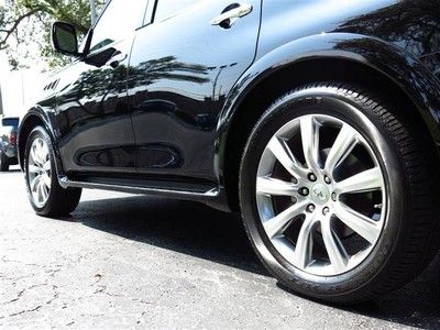 2012 Infiniti QX56 Deluxe Touring Package Cooled Seats Rear DVD Sunroof, Navi, image 11