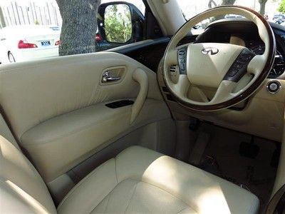 2012 Infiniti QX56 Deluxe Touring Package Cooled Seats Rear DVD Sunroof, Navi, image 14