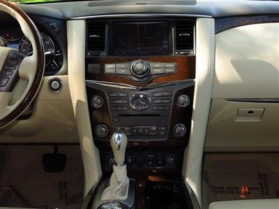 2012 Infiniti QX56 Deluxe Touring Package Cooled Seats Rear DVD Sunroof, Navi, image 16