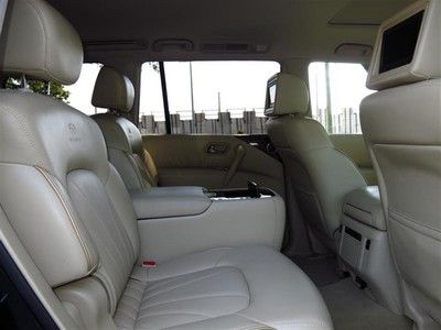 2012 Infiniti QX56 Deluxe Touring Package Cooled Seats Rear DVD Sunroof, Navi, image 19