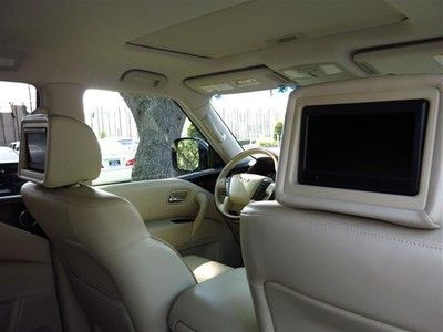 2012 Infiniti QX56 Deluxe Touring Package Cooled Seats Rear DVD Sunroof, Navi, image 21
