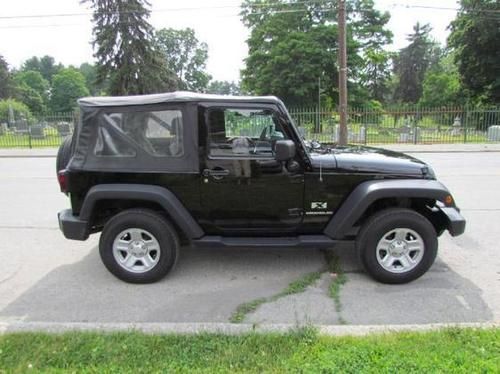 2007 jeep wrangler x sport 2-door - 4wd - 6 speed manual ! nice ! no reserve!!