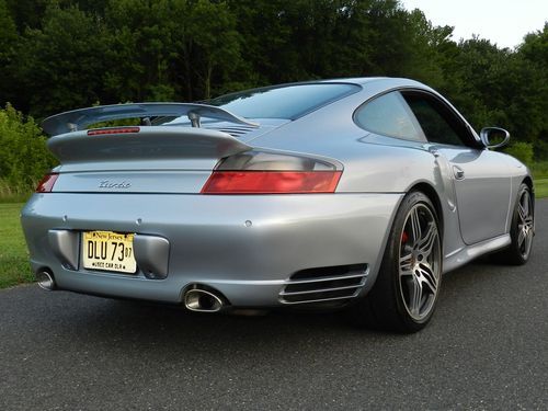 2001 porsche 911 turbo 996tt 6sp polar silver 997tt oe wheels