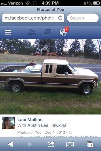Clean, daily driver, heat, cd player, ext cab, desiel, an saddle brown in color