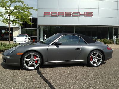 2008 porsche 911 c4s cabriolet manual awd full leather certified