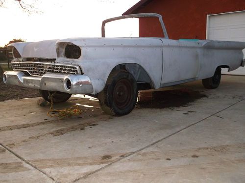 1959 ford fairlane galaxie skyliner rare custom hotrod classic project