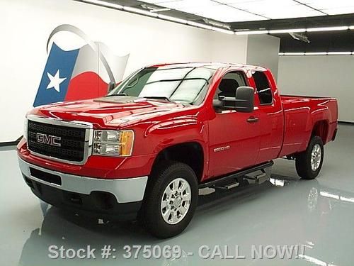 2011 gmc sierra 2500 4x4 work truck ext cab longbed 30k texas direct auto