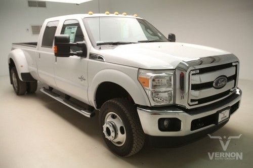 2014 drw lariat crew 4x4 fx4 navigation sunroof leather heated v8 diesel