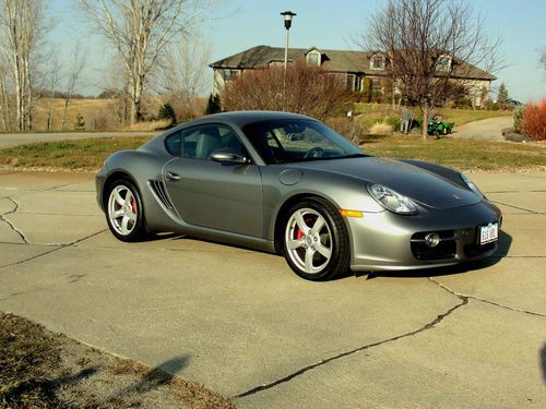 2006 porsche cayman s, 7837 miles, full leather, sports seats pasm like new!