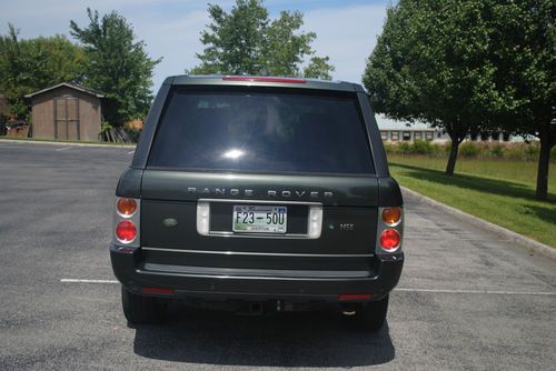 2005 range rover hse  low miles tonga green last year of bmw engine