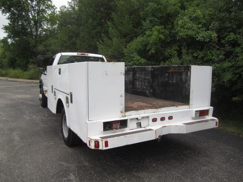 2005 CHEVY C3500 DUALLY CAB & CHASIS UTILITY WELDER BODY DIESEL DUMP TRUCK READY, US $10,750.00, image 4