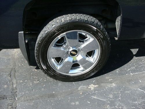 2009 Chevy Silverado Crew Cab LTZ Imperial Blue ,Tan Leather Interior, image 4