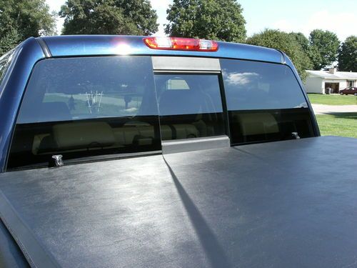 2009 Chevy Silverado Crew Cab LTZ Imperial Blue ,Tan Leather Interior, image 12
