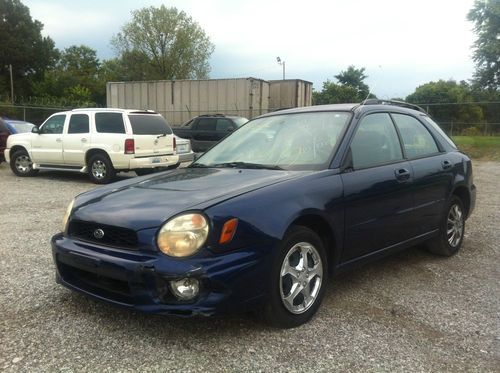 2002 subaru impreza salvage title  ...light damage