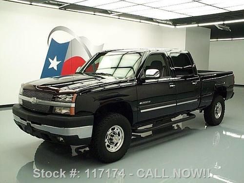 2003 chevy silverado 2500 crew 5-spd dvd side steps 69k texas direct auto