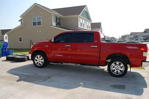 Bright Red ToyotaTundra Crew Max TRD 4x4 Off Road Super Clean Truck,, US $29,450.00, image 1