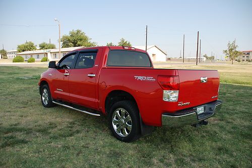 Bright Red ToyotaTundra Crew Max TRD 4x4 Off Road Super Clean Truck,, US $29,450.00, image 9