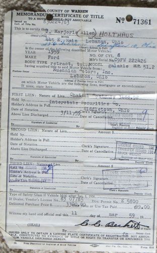 1959 Ford Fairlane 500 Skyliner (Retractable Hardtop convertible) not Galaxie, US $6,500.00, image 14