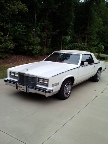 1985 cadillac eldorado biarritz convertible 2-door 4.1l