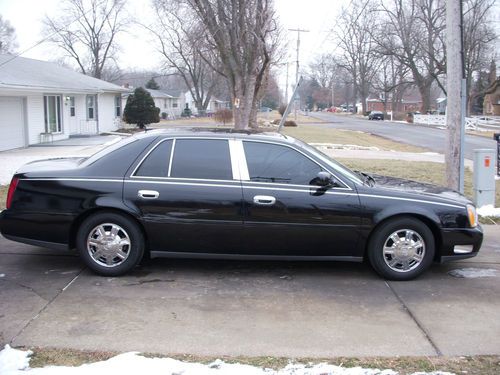 2005 cadillac deville dhs (black) no reserve