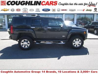 We finance! 2008 hummer h3 luxury pkg 4x4 sunroof nav leather chrome! 75k mi wow