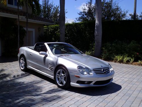 2004 mercedes benz sl55 sl 55 convertible*60,000 miles*keyless go*like new!