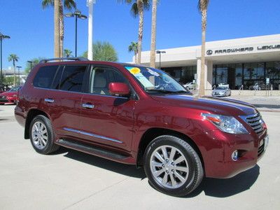 2011 4x4 4wd v8 leather dvd navigation sunroof 3rd row miles:40k certified