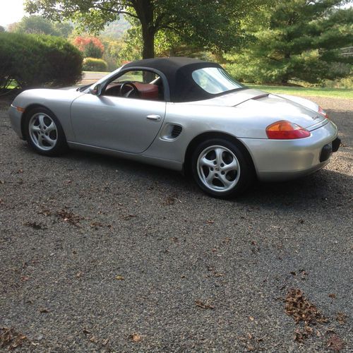 1999 porsche boxter convertible - silver - original owner - pristine condition