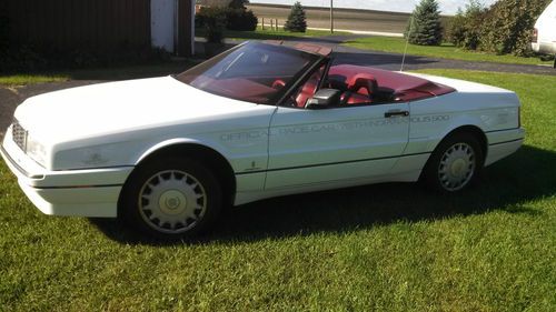 1992 cadillac allante oficial pace car dealer package