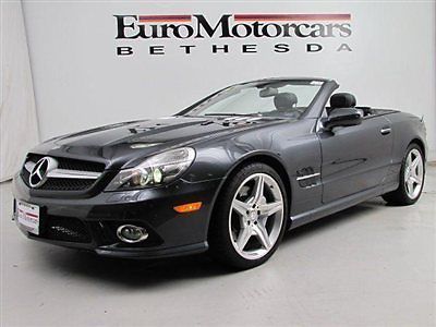 Sl 550 pano sport amg black leather grey navigation best deal warranty financing