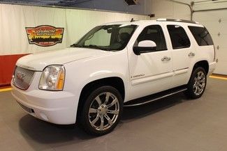 2008 denali awd navigation sunroof dvd quads white 22" chrome wheels leather