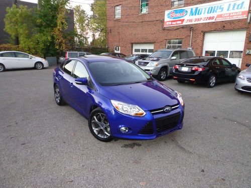 2013 ford focus leather roof no reserve rebuilt 09  10 11 12 fiesta aveo curze