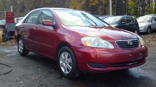 2005 toyota corolla le vvt-i 1.8l 4-cyl salvage title power sunroof alloy wheels