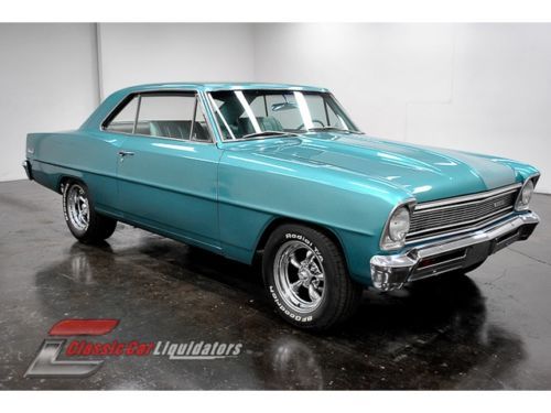 66 chevrolet nova 283 v8 automatic dual exhaust front disc brakes dual exhaust