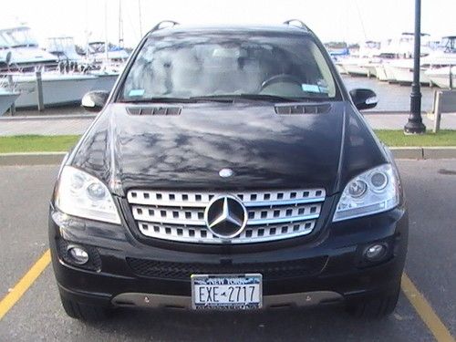 2007 mercedes benz ml 500, black, v8, all power, navigation, leather, clean,