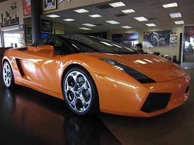 07 lamborghini gallardo spyder egear pearl orange new rims and tires clutch 65%r