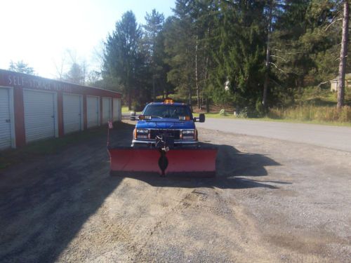 93 gmc wrecker with v snow plow