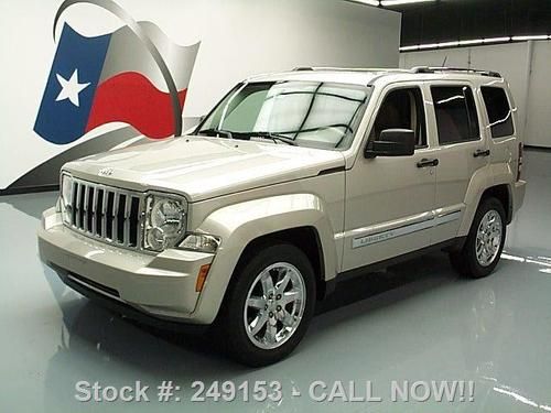 2008 jeep liberty ltd heated leather sunroof nav 50k mi texas direct auto