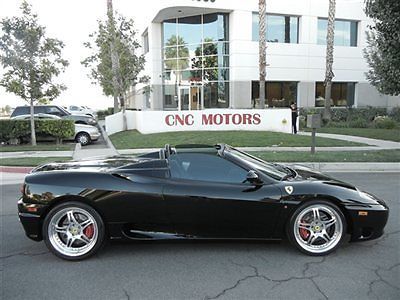 2002 ferrari 360 spider f1 recently serviced / inspected at ferrari 14 in stock