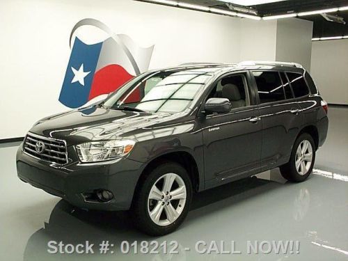 2008 toyota highlander ltd 7pass leather sunroof 66k mi texas direct auto