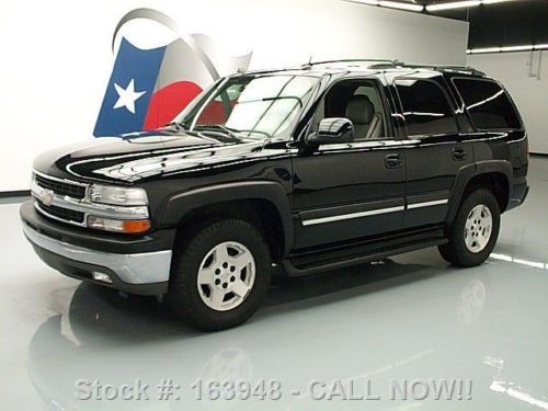 2005 chevy tahoe lt auto ride leather sunroof nav dvd texas direct auto