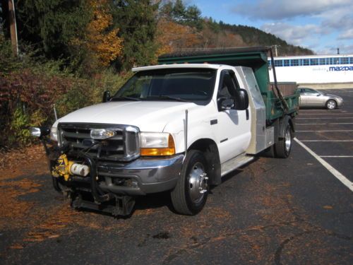 Diesel, manual, dual rear wheel, 4x4, dump body, plow, 7.3 liter