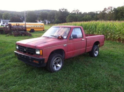 1988 chevrolet s-10 reg cab short box bed pro street rod parts project drag race