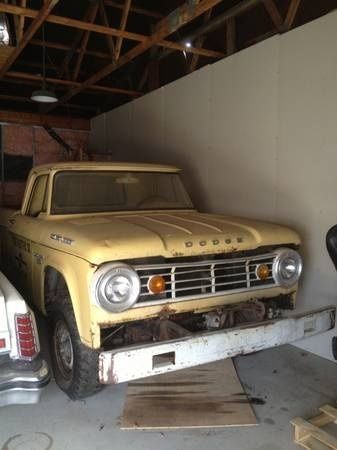 1966 dodge sweptline d100 short box 4x4 power wagon