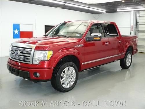 2010 ford f-150 4x4 platinum supercrew sunroof nav 18k texas direct auto