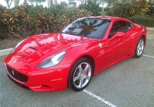 Ferrari california red/tan only 4k miles we finance &amp; ship nationwide
