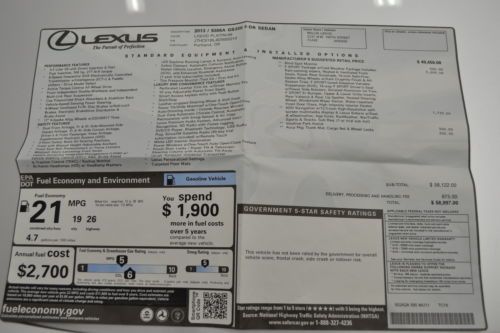 13 lexus gs 350 f sport navigation park assist blind sport monitor 14k loaded, image 83