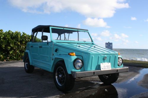 1973 vw volkswagen thing beach cruiser teal turquoise rare type 3