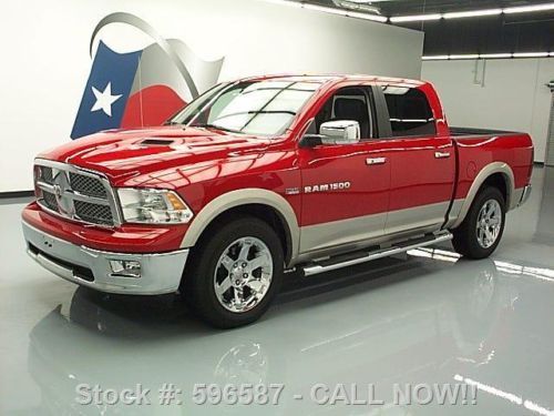 2011 dodge ram laramie crew hemi leather nav 20&#039;s 12k!! texas direct auto